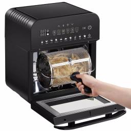 GoWISE USA Go WISE 12.7 Qt. Air Fryer Oven with Rotisserie, Dehydrator & 11 Presets, 1600W, Black thumbnail 6