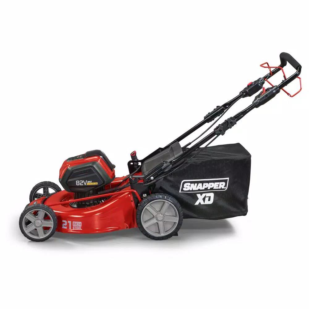 Snapper XD 82V MAX 21 in. Self-Propelled Cordless Lawn Mower Kit with (2) 2.0 Ah Batteries & Rapid Charger