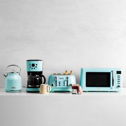 Haden Heritage 4-Slice Retro Wide Slot Toaster, 1500W, Turquoise thumbnail 9