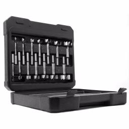 WEN 14-Piece Forstner Bit Set with Carrying Case, High Carbon Steel thumbnail 1