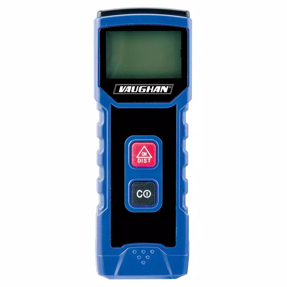 Vaughan 100 ft. Digital Laser Distance Measure, Precision Range Meter with LED Display