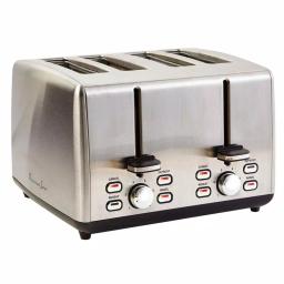 Professional Series 4-Slice Stainless Steel Wide Slot Toaster with Independent Controls thumbnail 2