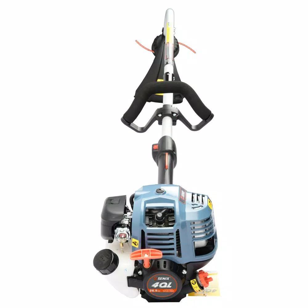 Senix GTC4QL-L 26.5 cc 4-Cycle Gas Curved Shaft Attachment Capable Trimmer