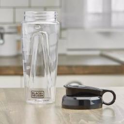 BLACK+DECKER Replacement 18 oz. Tritan Personal Blender Jar with Travel Lid, Black thumbnail 4