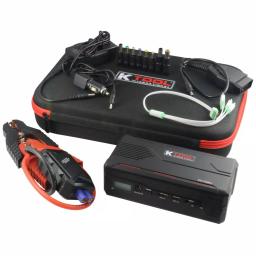 K Tool International 30,000 mAh Industrial Power Bank and Jump Starter Kit with 1800 Peak Amp thumbnail 2