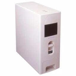 SPT 22 lb. Capacity Rice Dispenser with 1-Cup One-Touch Operation, White thumbnail 1
