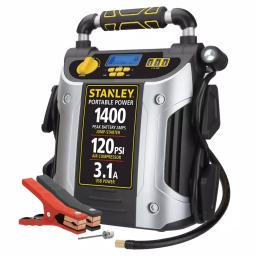 Stanley J7C09D 1400 Peak Amp Jump Starter with 120 PSI Digital Compressor and USB Power Station thumbnail 1
