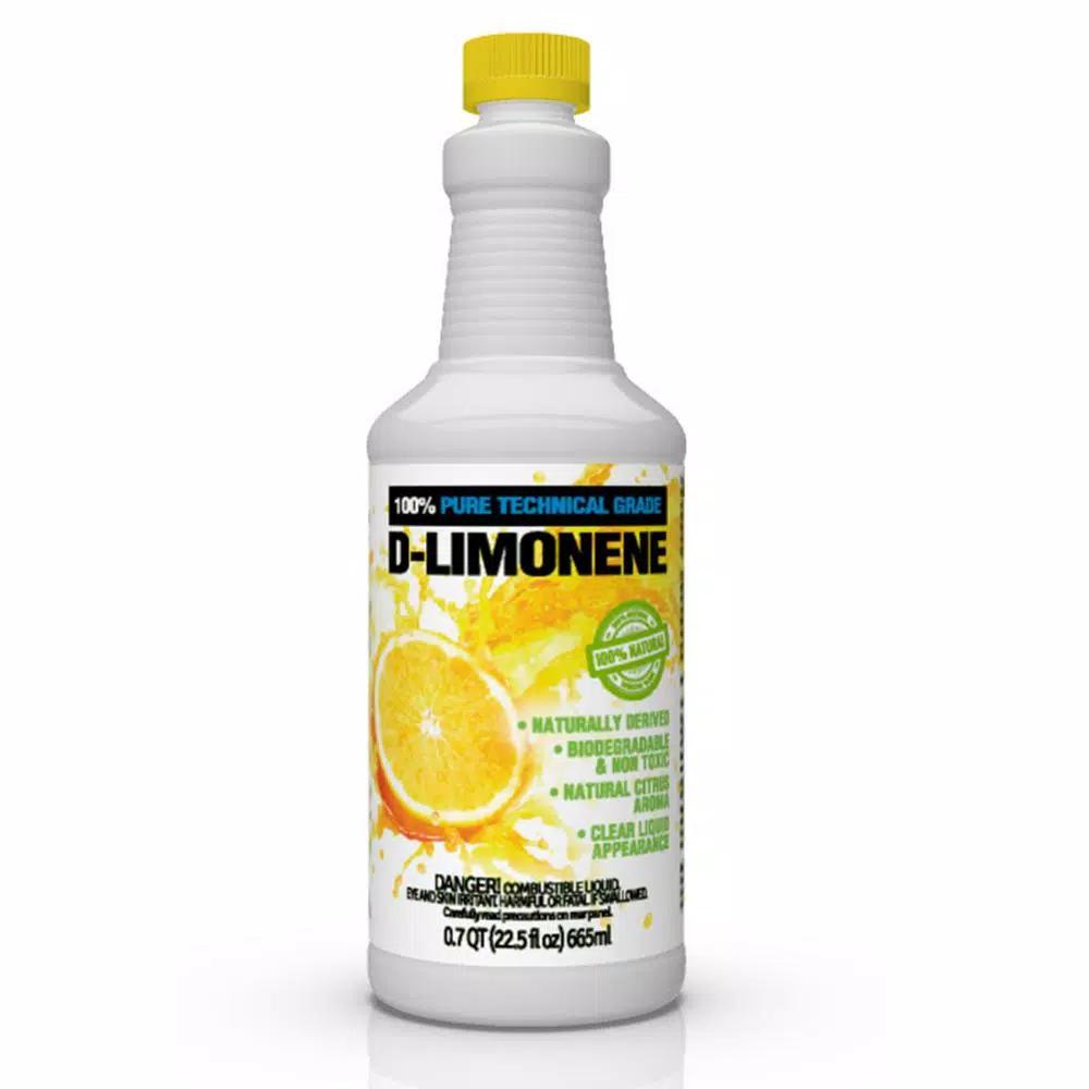 Eco Clean 32 oz. Tech Grade D-Limonene 100% Natural Citrus Solvent & Industrial Degreaser