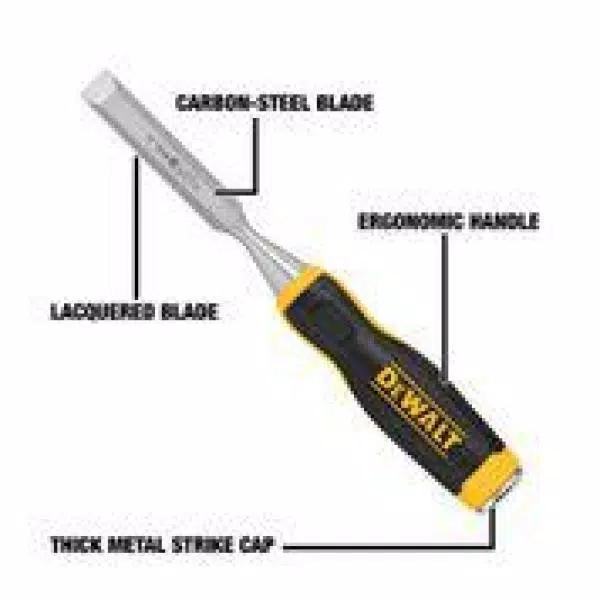 DEWALT 5/8 in. Wood Chisel with Carbon Steel Blade