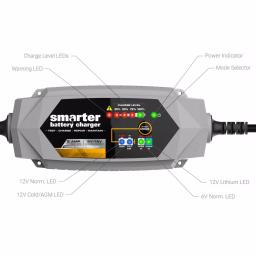 Smartech Products Smartech IC-2000 2 Amp 6V/12V Automotive Battery Charger, Maintainer, Repairer & Tester thumbnail 2