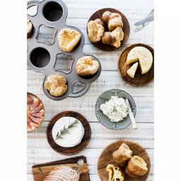 Nordic Ware Grand Popover Pan - Heavy Duty Cast Aluminum Specialty Bakeware thumbnail 2