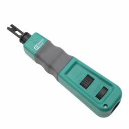 Commercial Electric Ratchet Modular Plug Crimper and Impact Punch Down Tool Set thumbnail 6