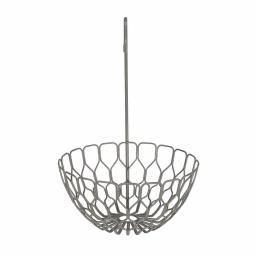 Spectrum Honeycomb Gray Fruit Basket with Banana Hanger Tree thumbnail 4