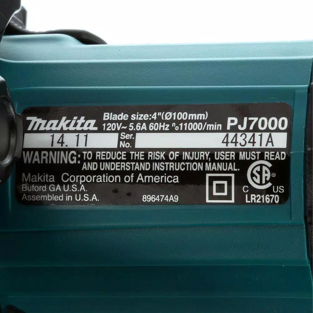 Makita 6 Amp Corded Plate Joiner with 11,000 RPM and Tool Case