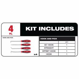 Milwaukee 19-Piece Metric Combination Wrench and Hook & Pick Set thumbnail 4