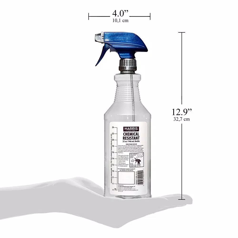 Harris 32 oz. Heavy-Duty Chemical Resistant Pro Spray Bottle, 10-Pack