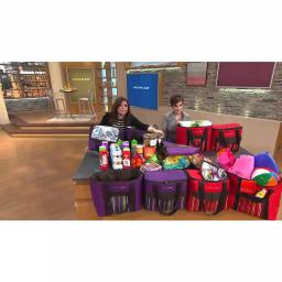 Rachael Ray ChillOut 2 Go Purple Deluxe Thermal Tote Set of 2 - Insulated Cooler & Dry Storage Bags thumbnail 3