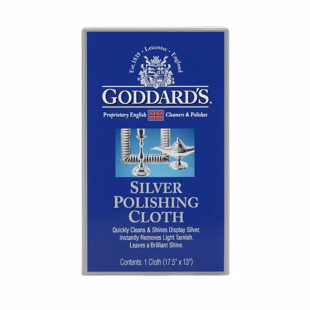 Goddard's Silver Cloth Cleaner - 100% English Cotton Polishing Wipes