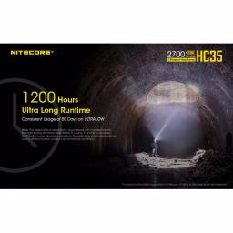 NITECORE HC35 L-Shaped Rechargeable LED Headlamp, 2700 Lumens, Wide Angle Beam thumbnail 5