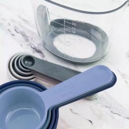 Spectrum Tovolo Magnetic Nested Measuring Cup and Spoon Set, Red thumbnail 2