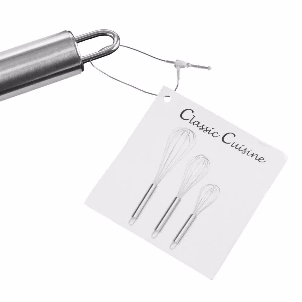 Classic Cuisine Stainless Steel Wire Whisk Set of 3