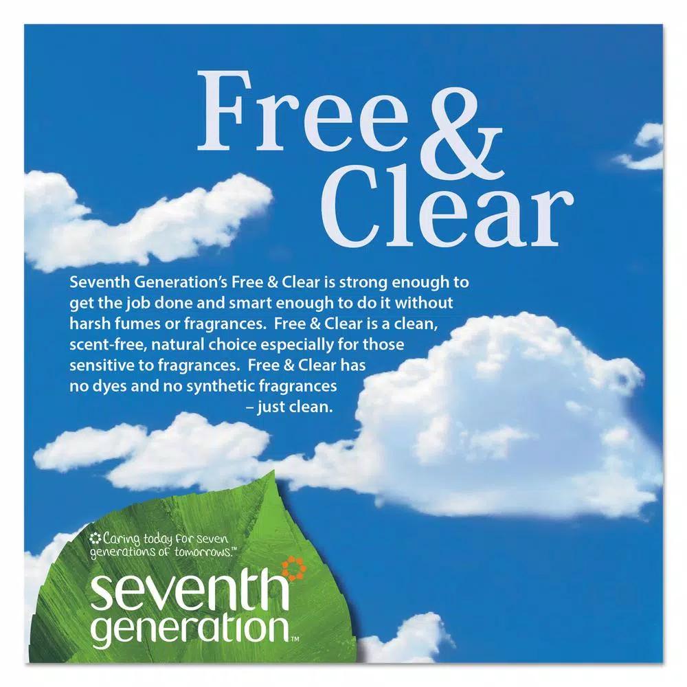seventh generation Free and Clean Hand Wash Liquid, Plant-Based, Hypoallergenic, 1 Gallon (2/Carton)