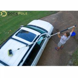 DocaPole 12 ft. Telescopic Car Wash Brush Kit with Ultra Soft Bristles and Extension Pole thumbnail 4