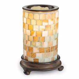 Candle Warmers Etc 8.8 in. Sea Glass Illumination Fragrance Warmer - Coastal Style Wax Melt Burner thumbnail 1
