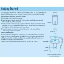 Brita Monterey 10-Cup Water Filter Pitcher with Longlast Filter, Black thumbnail 6