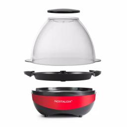 Unbranded 750W Red Stirring Popcorn Machine with 6 Qt. Bowl and Butter Melter thumbnail 6
