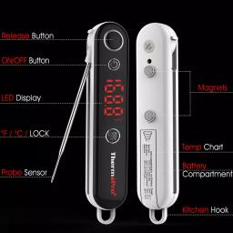 ThermoPro TP-18S Digital Instant Read Meat Thermometer, Fast 2-3s Response, 14°F-572°F thumbnail 6