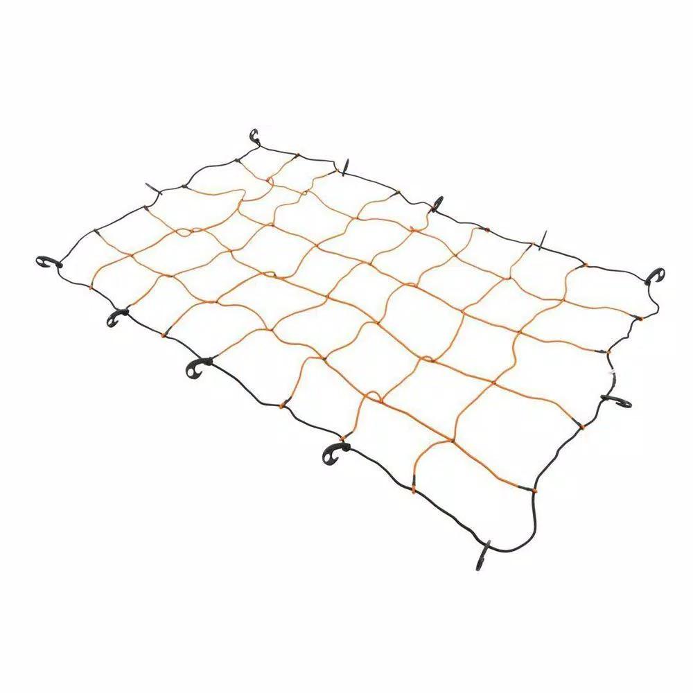 HitchMate StretchWeb Heavy-Duty Cargo Net 48 in. x 48 in. with 12 Hooks and Storage Bag
