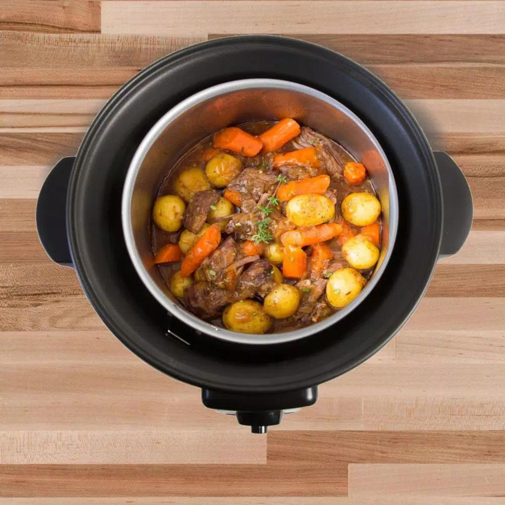 Continental 5.8 Qt. Electric Deep Fryer and Multi-Cooker, Stainless Steel
