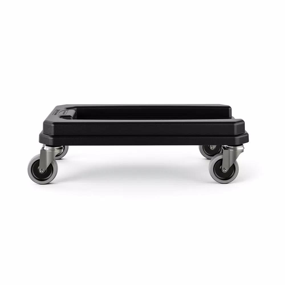 Suncast Commercial Slim Resin Trash Can Dolly