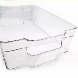 Cook Pro Large Plastic Refrigerator and Freezer Organizer Bin with Built-in Handles thumbnail 3