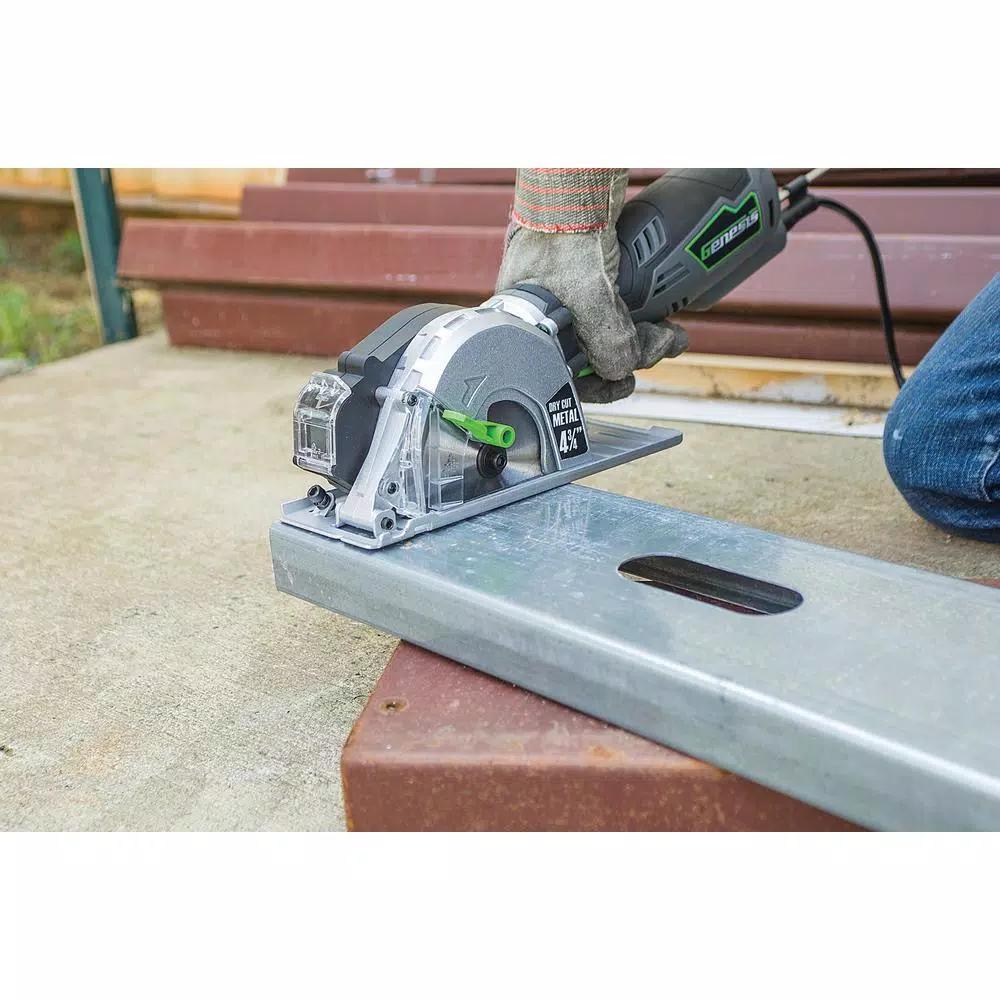 Genesis 4-3/4 in. 24-Teeth Carbide Tipped Metal-Cutting Circular Saw Blade