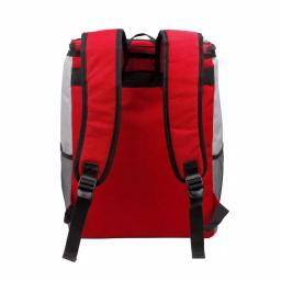 GigaTent Red 4-Pocket Insulated Cargo Backpack Soft Cooler, Leak-Proof 2qt Capacity thumbnail 3