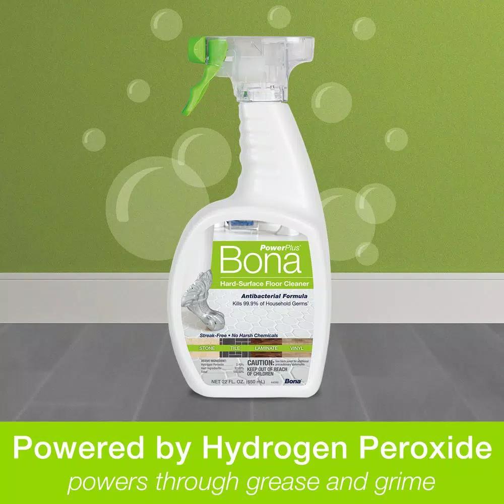 Bona PowerPlus Antibacterial Hard-Surface Floor Cleaner, 32 oz.