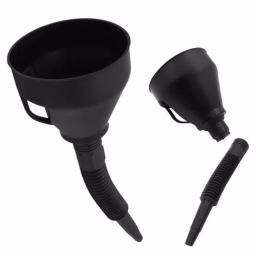 Stark 14.5 in. Multi-Purpose Funnel with 10 in. Flexible Spout Extension and Mesh Strainer thumbnail 2