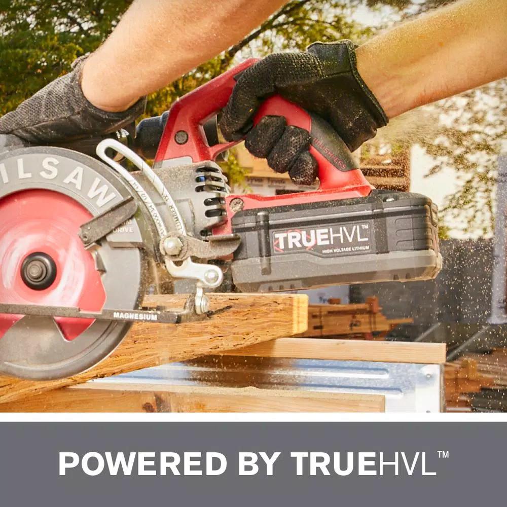 SKILSAW 48V Cordless 7-1/4 in. Worm Drive Circular Saw Kit with TRUEHVL Battery and Diablo Blade