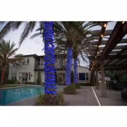 DEERPORT DECOR Blue LED Rope Light 360° Directional Shine, Indoor/Outdoor, 16 ft. (2-Pack, 32 ft. Total) thumbnail 3