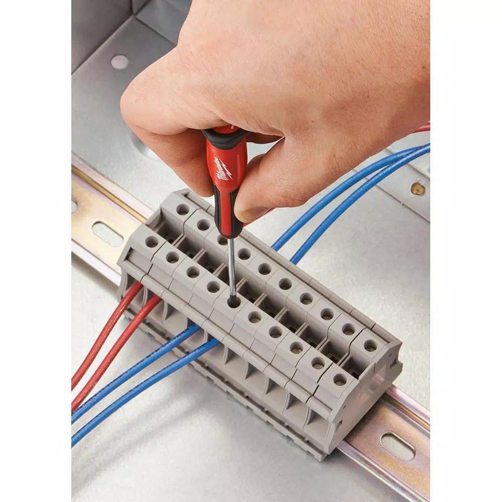 Milwaukee 10-Piece Precision Screwdriver Set with All-Metal Core