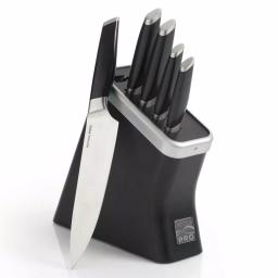 Unbranded Kenmore Pro Truman 6-Piece High Carbon Stainless Steel Cutlery Knife Set with Wood Block thumbnail 2