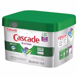 Cascade Platinum ActionPacs Dishwasher Detergent with Dawn, Fresh Scent (36-Count, 6-Pack) thumbnail 3