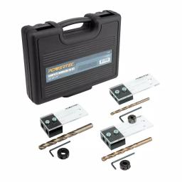 POWERTEC Ultimate Doweling Jig Kit with Cobalt Drill Bits and Hardshell Case thumbnail 1