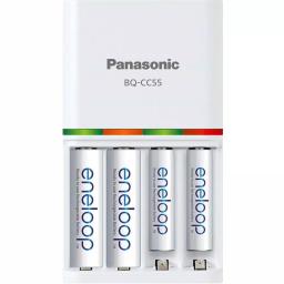 Panasonic eneloop Advanced Individual Battery Quick Charger with 4 AA Rechargeable Batteries thumbnail 2