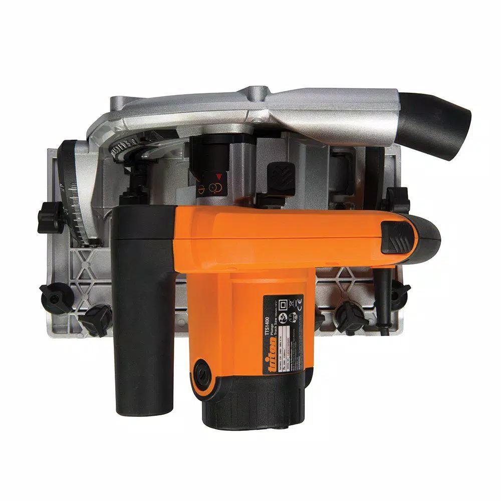 Triton TTS1400 1400W 110-Volt Plunge Track Saw with Keyless Blade Change