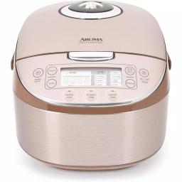 Aroma Professional 4 Qt. Champagne Electric Multi-Cooker with Ceramic Pot and Turbo Convection thumbnail 1