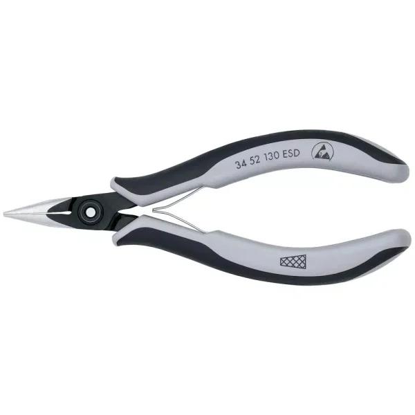 KNIPEX 5-1/4 in. Precision Electronics Gripping Pliers with ESD Handles