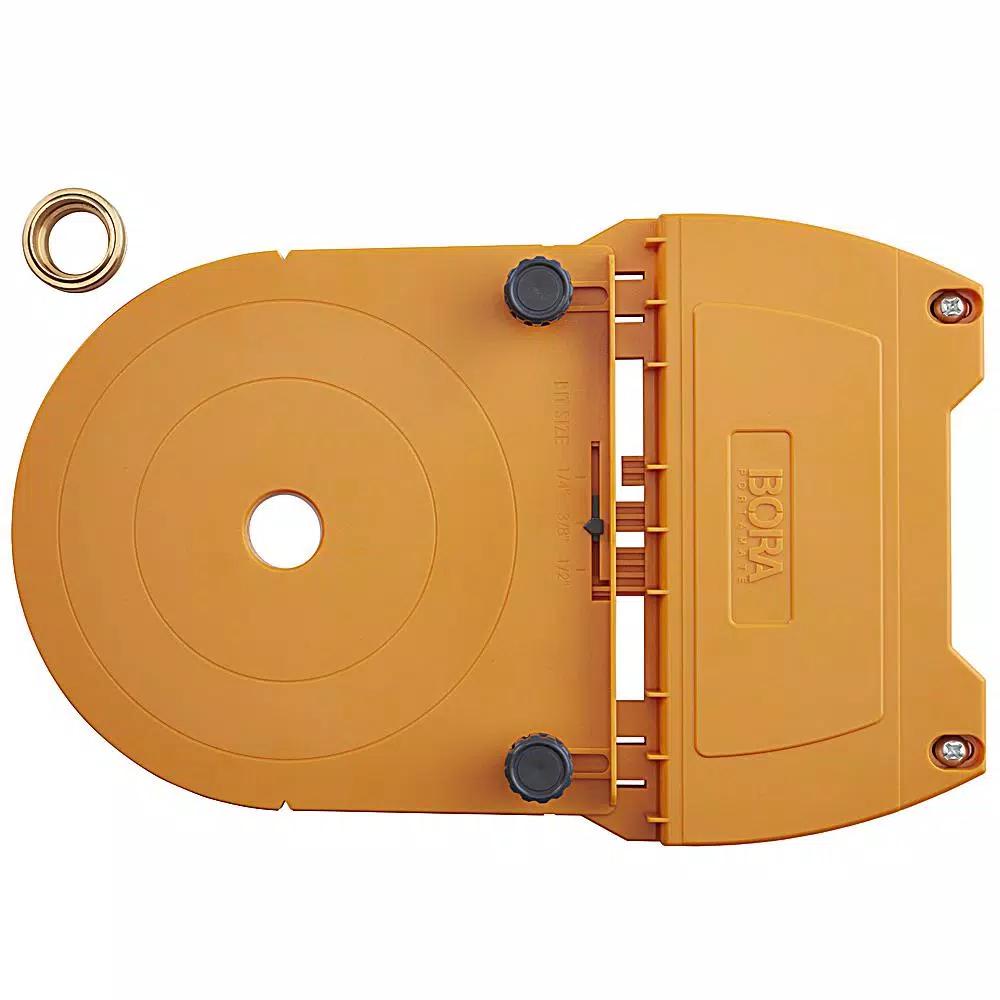 BORA Router Guide with Brass Brushing for Dados, Rabbets, and Mortises